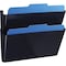 Oic Wall Files, Letter, 13"x4-1/8"x7", 2/BX, Black 2PK OIC21405 - alternate 1